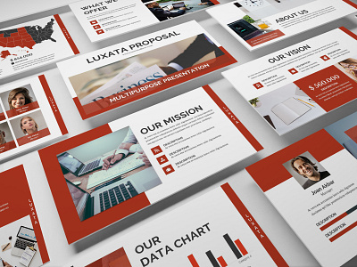 Luxata - Biz Powerpoint Presentation Template business business presentation clean corporate investor marketing minimal modern pitchdeck powerpoint template presentation professional proposal strategy teamwork