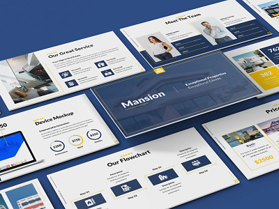 Mansion - Hospitality Powerpoint Template business presentation clean design education event hotel industri luxury powerpoint template presentation resort restaurant service slides travel