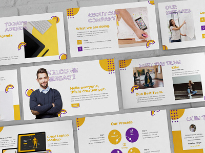 Mythic - Creative Powerpoint Template business presentation clean finance illustration investor keynote lookbook powerpoint template presentation simple