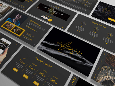 Alana – Jewelry Presentation Template business presentation clean jewelry lookbook minimal pitchdeck powerpoint template presentation simple slides