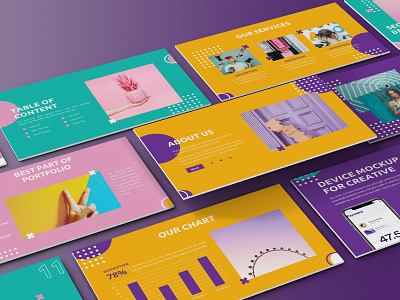 Fancy – Colorful Presentation Template business presentation colorful creative illustration keynote template lookbook pitchdeck powerpoint template presentation proposal simple slides