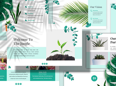 Tamaman – Gardening Presentation Template business presentation clean gardening illustration keynote template lookbook minimal pitchdeck powerpoint template presentation proposal slides