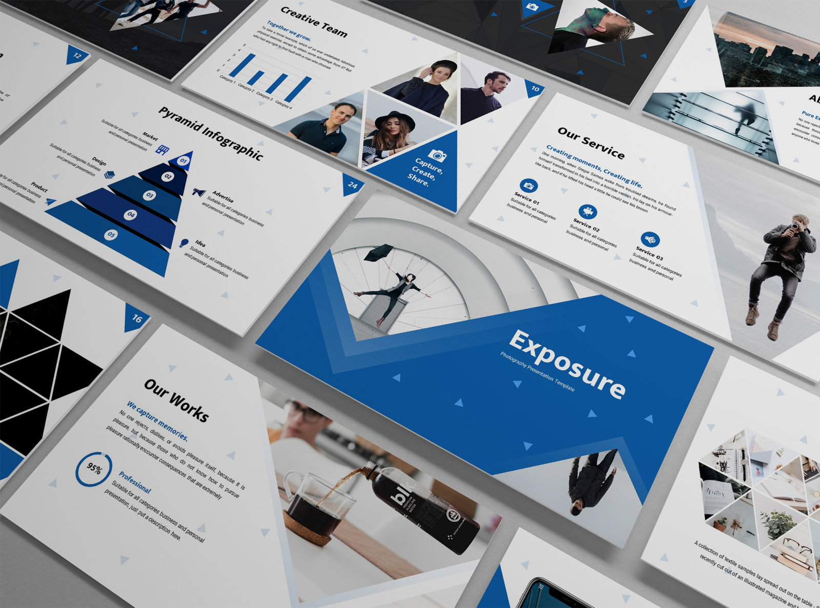 Exposure – Creative Presentation Template By Slidefactory On Dribbble