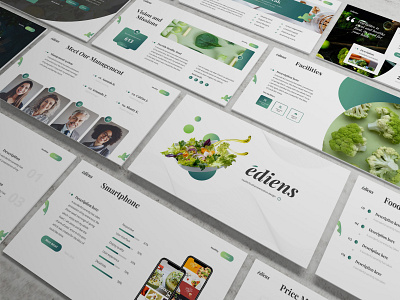 Ediens – Healthy Food Presentation Template