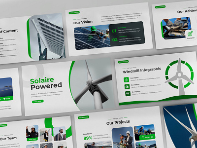 Solaire – Energy Presentation Template abstract business presentation clean colorful creative earth ecology electrical environment finance green innovation investor modern pitchdeck power powerpoint template presentation simple slides