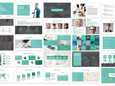 Investor Presentation - Powerpoint Template by SlideFactory on Dribbble