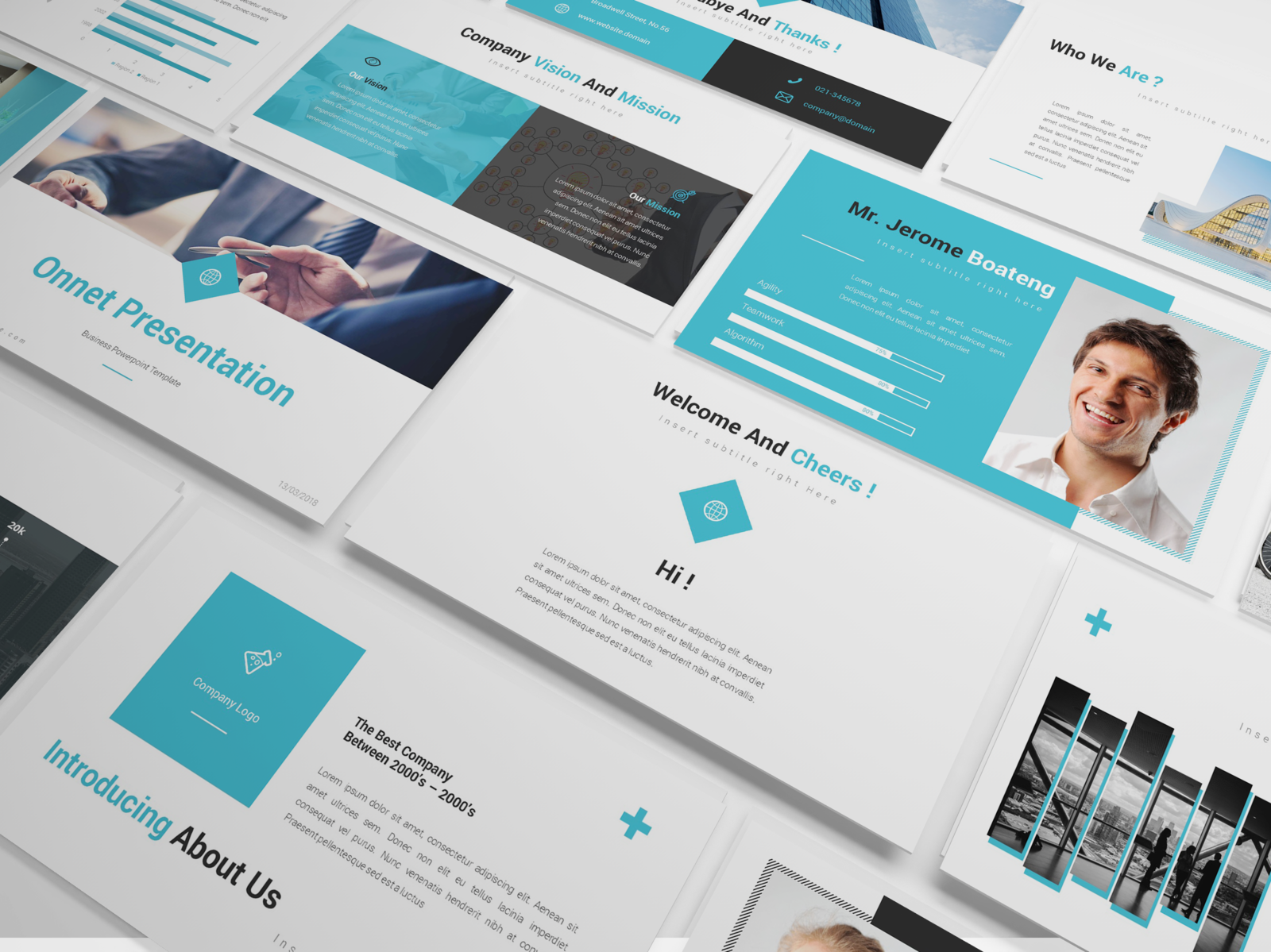 Onnet - Simple Powerpoint Template By Slidefactory On Dribbble