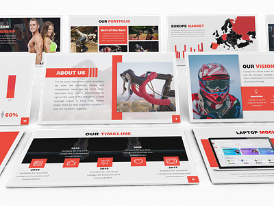 Sportify - Modern Powerpoint Template business presentation keynote keynote template lookbook pitchdeck powerpoint template presentation simple slides