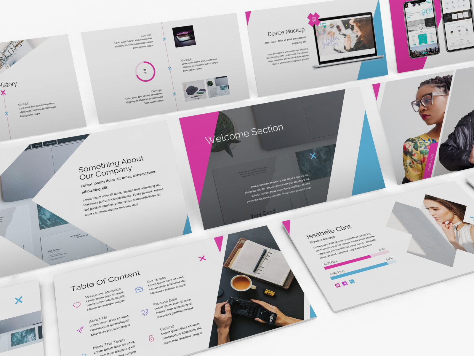 Xtra - Simplicity Powerpoint Template by SlideFactory on Dribbble