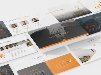 Harpoon - Powerpoint Presentation Template business presentation keynote keynote template lookbook pitchdeck powerpoint template presentation simple slides