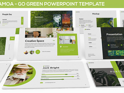 Samoa - Green Campaign Powerpoint Template