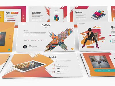 Express - Freestyle Powerpoint Template