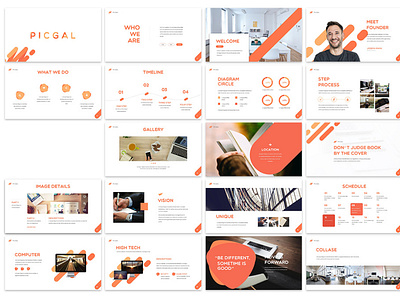 PICGAL - Powerpoint Template by SlideFactory on Dribbble