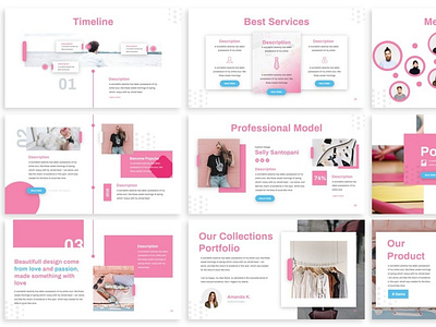 Pastella - Fashion Powerpoint Template by SlideFactory on Dribbble