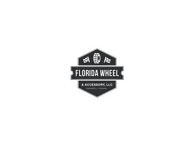 Florida Wheel & Accessory brand identity logo logo design