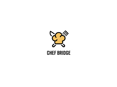 chef bridge brand identity logo logo design