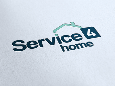 Service4home branding dripping faucet fresh house logo poland service