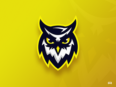 Golden Owl Mascot - FOR SALE art branding design gaming illustration logo mascot vector