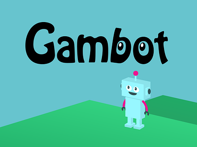 Gambot chatbot graphic design illustration