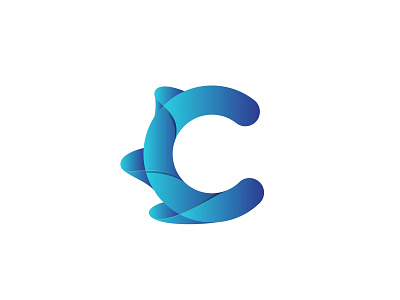 c Logo gradient Design