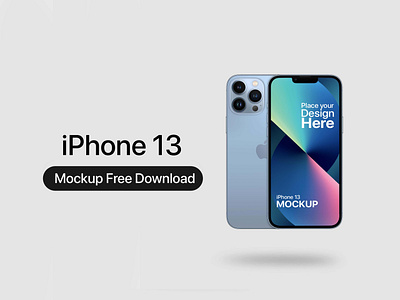 iPhone 13 Mockups PSD Free Download