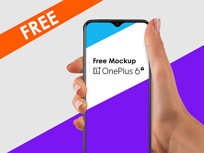 Free Mockup of OnePlus 6T design mock ups mockup