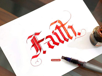 Fraktur Calligraphy