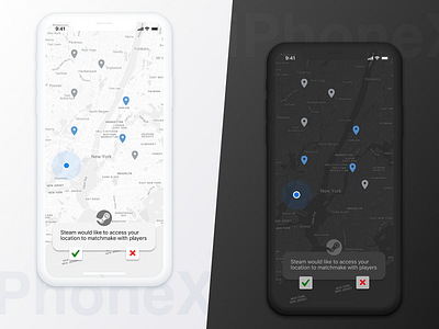 Daily UI - Day 20 | Location Tracker | Steam App daily 100 daily 100 challenge daily ui daily ui challenge dailyui design ios app ui ux ux ui uxdesign