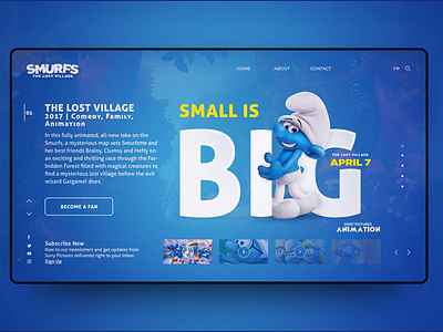 Smurfs : The Lost Village App. Screen