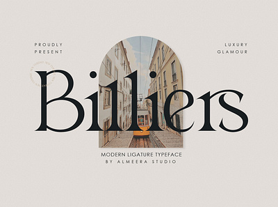 Billiers | Modern Ligature Typeface magazine