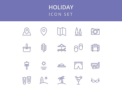 Holiday Icon Set