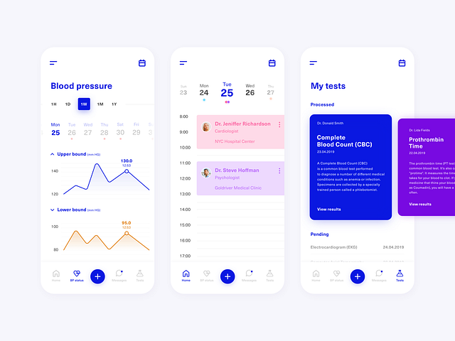 Healthcare App by Eugeniusz Eudokimow for Startup-House on Dribbble