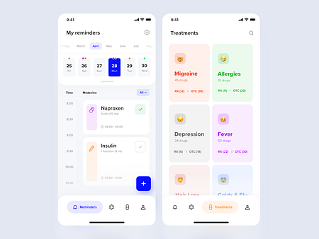 Medicine Reminder App Concept by Eugeniusz Eudokimow for Startup House ...