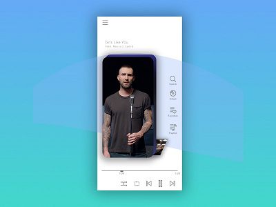 Music App Concept | UI/UX Design Screen 2