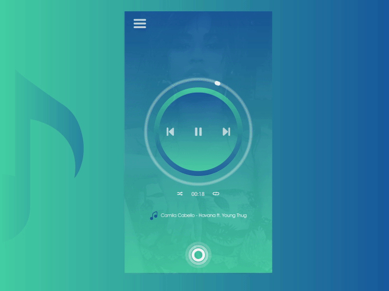 Music App | UI/UX Design | App concept ideas