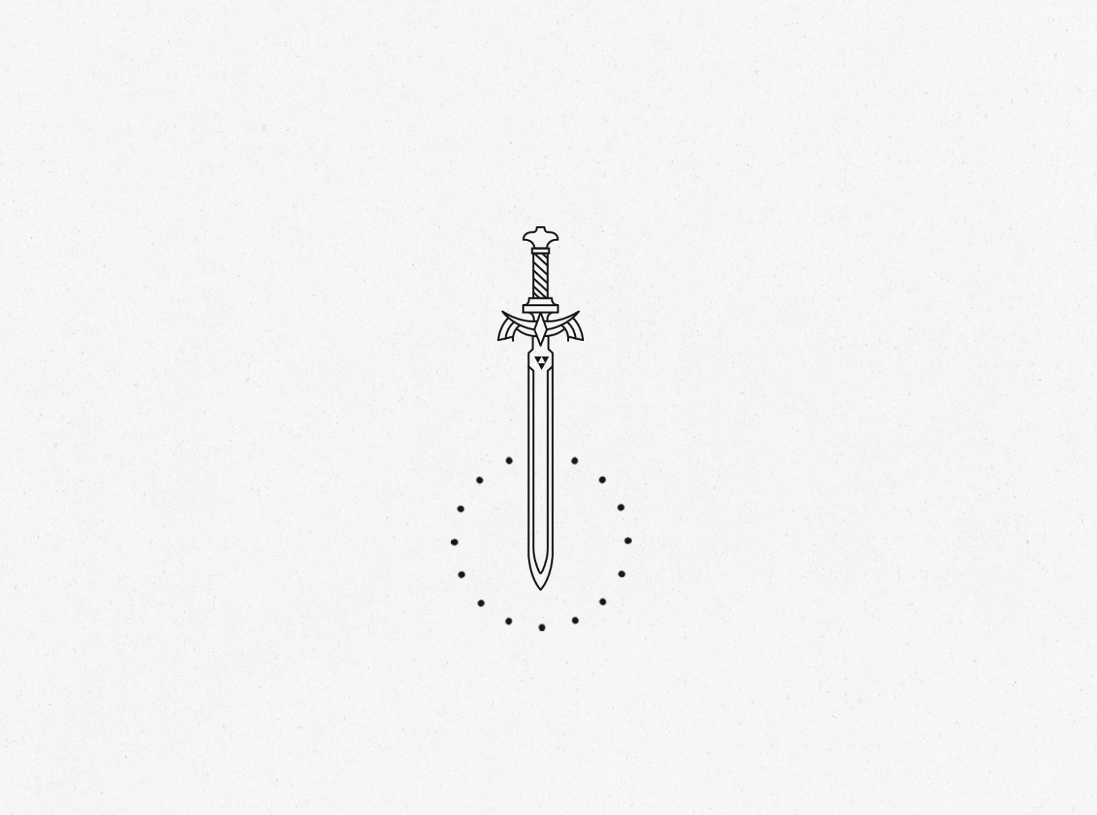 Tattoo uploaded by Trazex Music  Master sword and triforce  Tattoodo