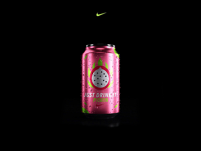 Nike - Pitaya 3d art artwork brand branding design designoftheday digitalart dribbble drink graphic design hot illustration lata logo motion graphics nike pink pitaya vector