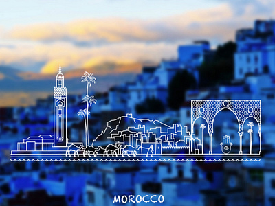 Colourful Morocco brand and identity city branding