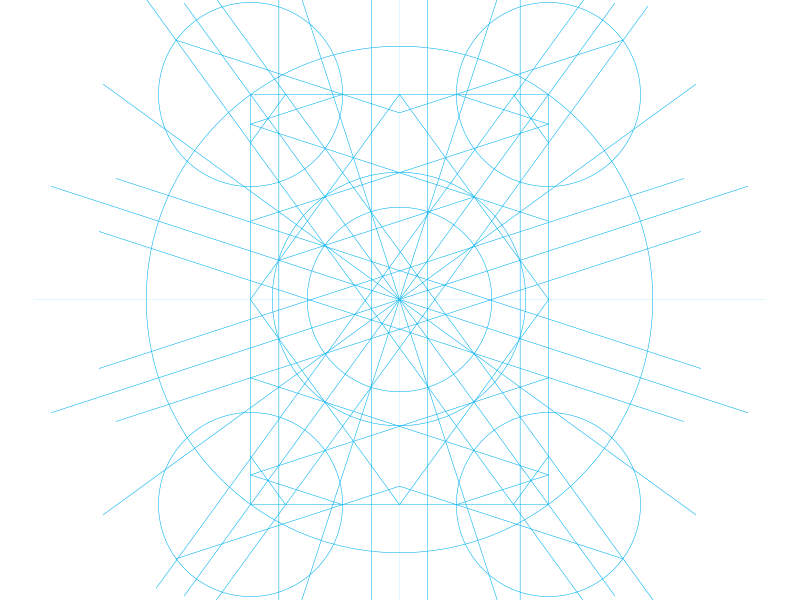 Five-fold Islamic Geometric Pattern