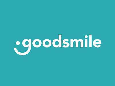 GoodSmile dental logo smile wordmark