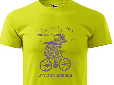Straja Enduro 2019 Shirt apparel biking branding cycling design enduro mtb flat illustration mountain mountain bike shirtdesign