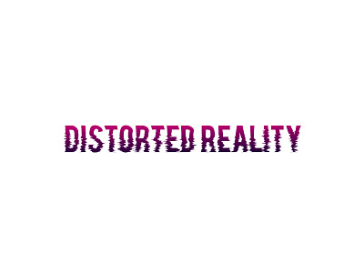 Distorted logo