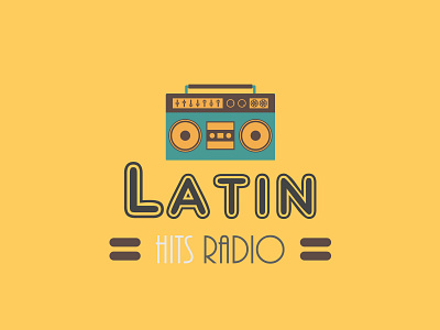 Latin Radio Logo brand identity branding design lettering logo logo design logodesign logos logosketch logotype typography vector