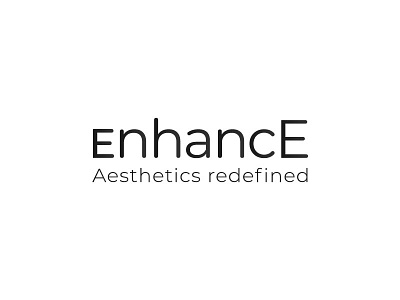 Enhance identity logo minimal simple