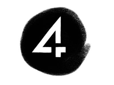 44 Media icon logo mark 44 design