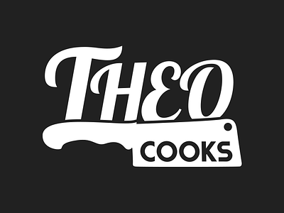 Theo Cooks Logo concept cook identity logo masterchef contestant 2014 pop-up restaurant