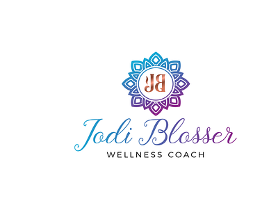 Jodi Blosser Wellness Coach Logo brand identity branding branding design design glamour logo luxury brand luxury logo