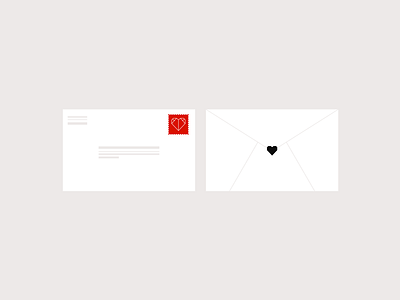 Envelope Illustration for More Love Letters