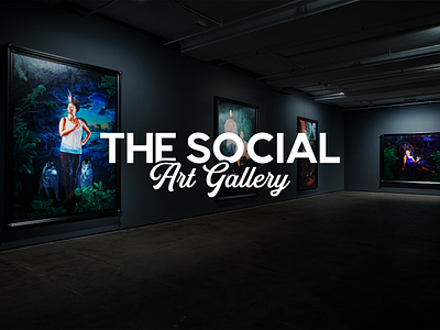 The Social Art Gallery branding design logo logodesign