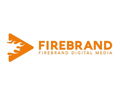 Firebrand Digital Media design logo vector